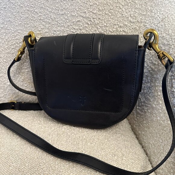 Frye Small Ilana Harness Leather Saddle Bag - Picture 8 of 12